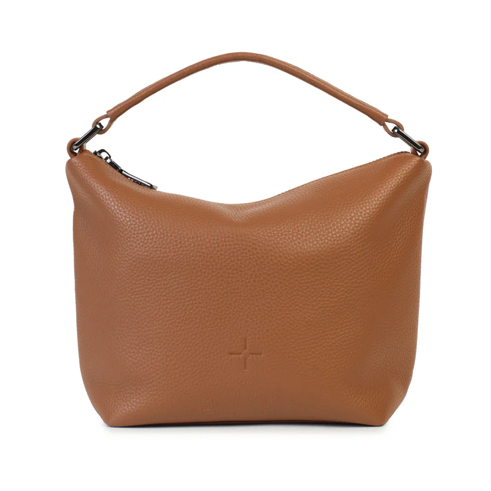 Addison Crossbody Pebbled Bag - Tan - Image 4