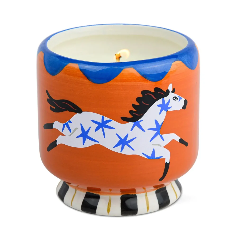 Adopo Horse Ceramic Candle - Sienna Sunset