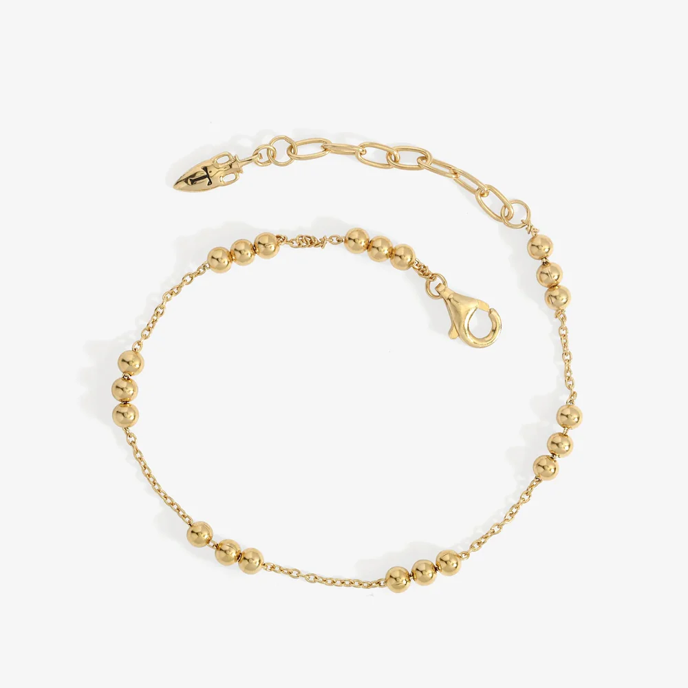 Alba Station Bracelet Gold