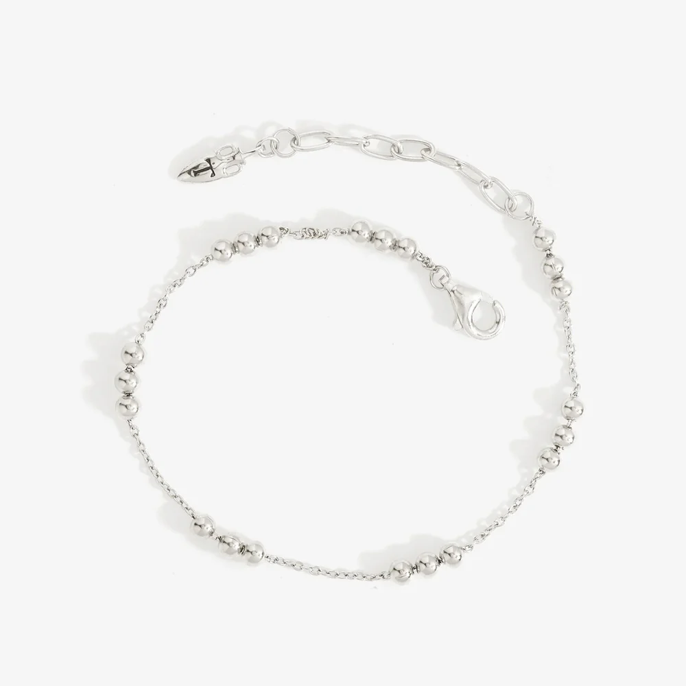 Alba Station Bracelet Silver