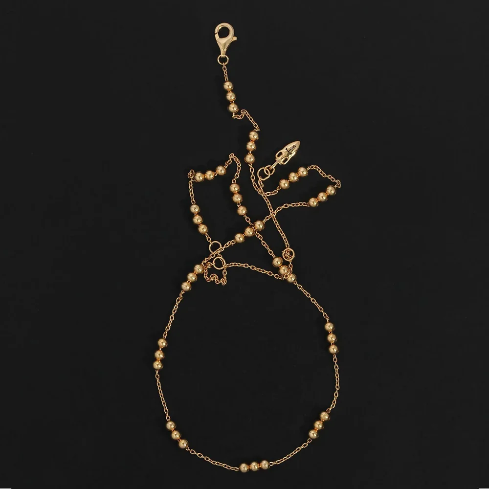 Alba Station Chain Necklace Gold - Image 4