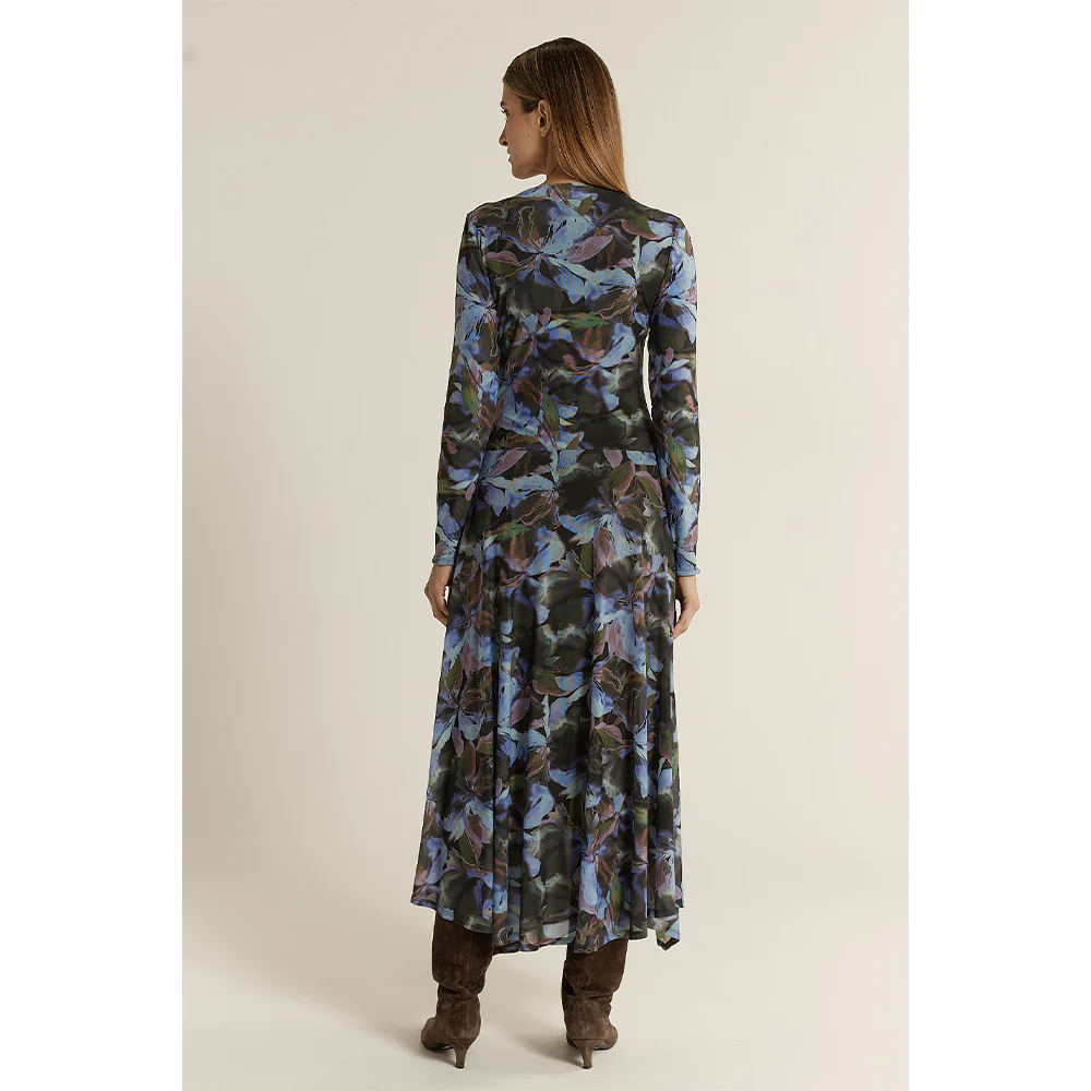 Alix Mesh Dress - Blurred Floral - Image 4