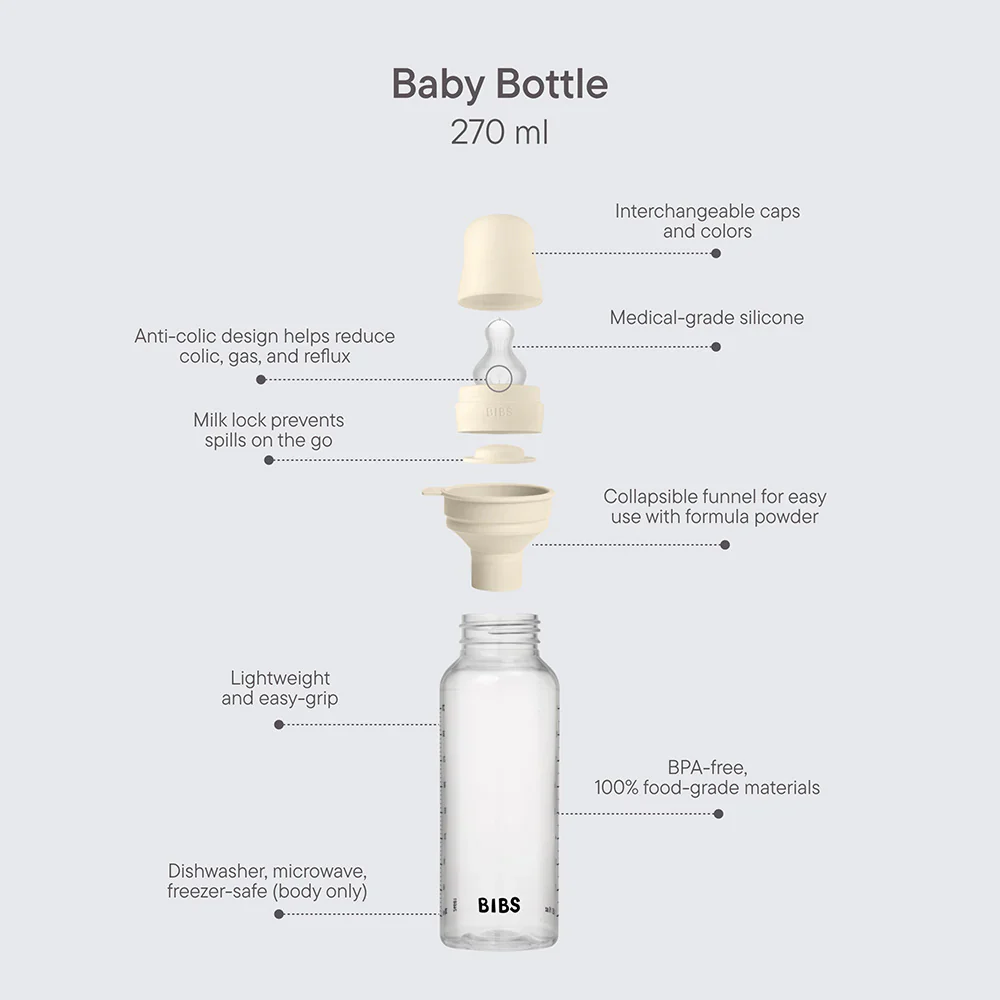 Baby Bottle Set 150ml Latex - Sage - Image 5