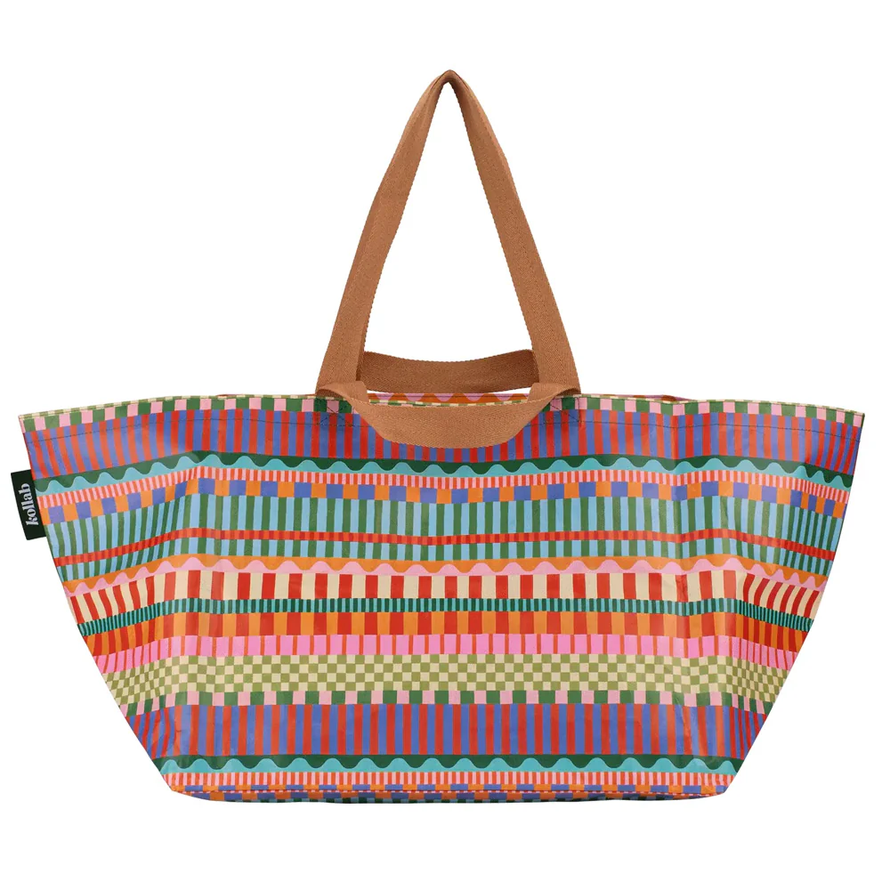 Beach Bag - Blocks + Stripe