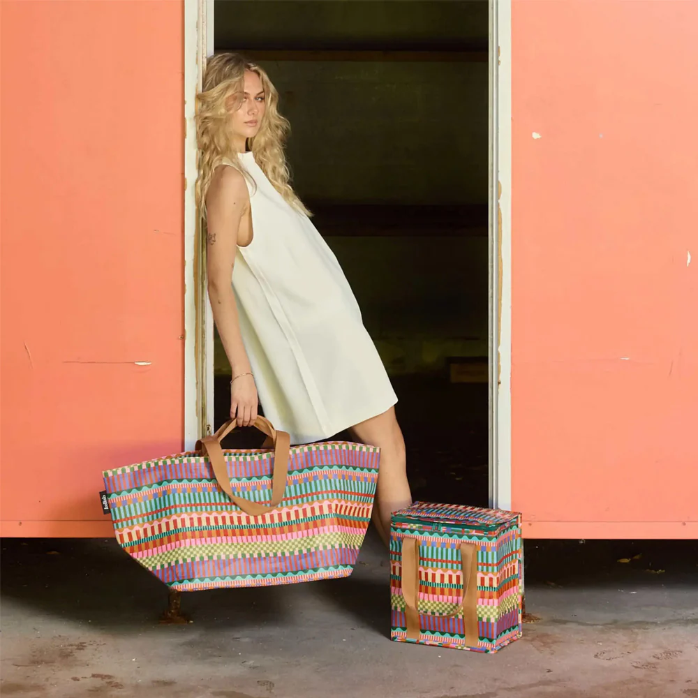 Beach Bag - Blocks + Stripe - Image 2