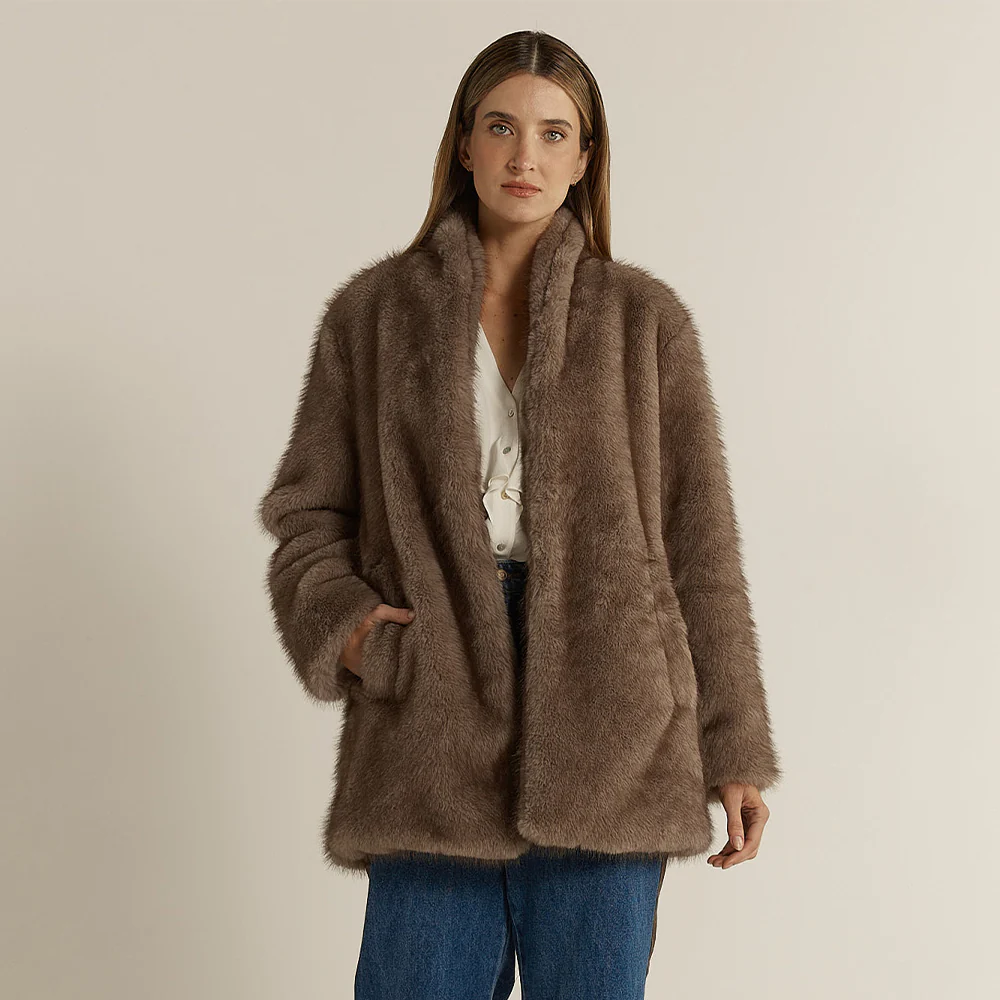 Beau Fur Coat - Mink - Image 2