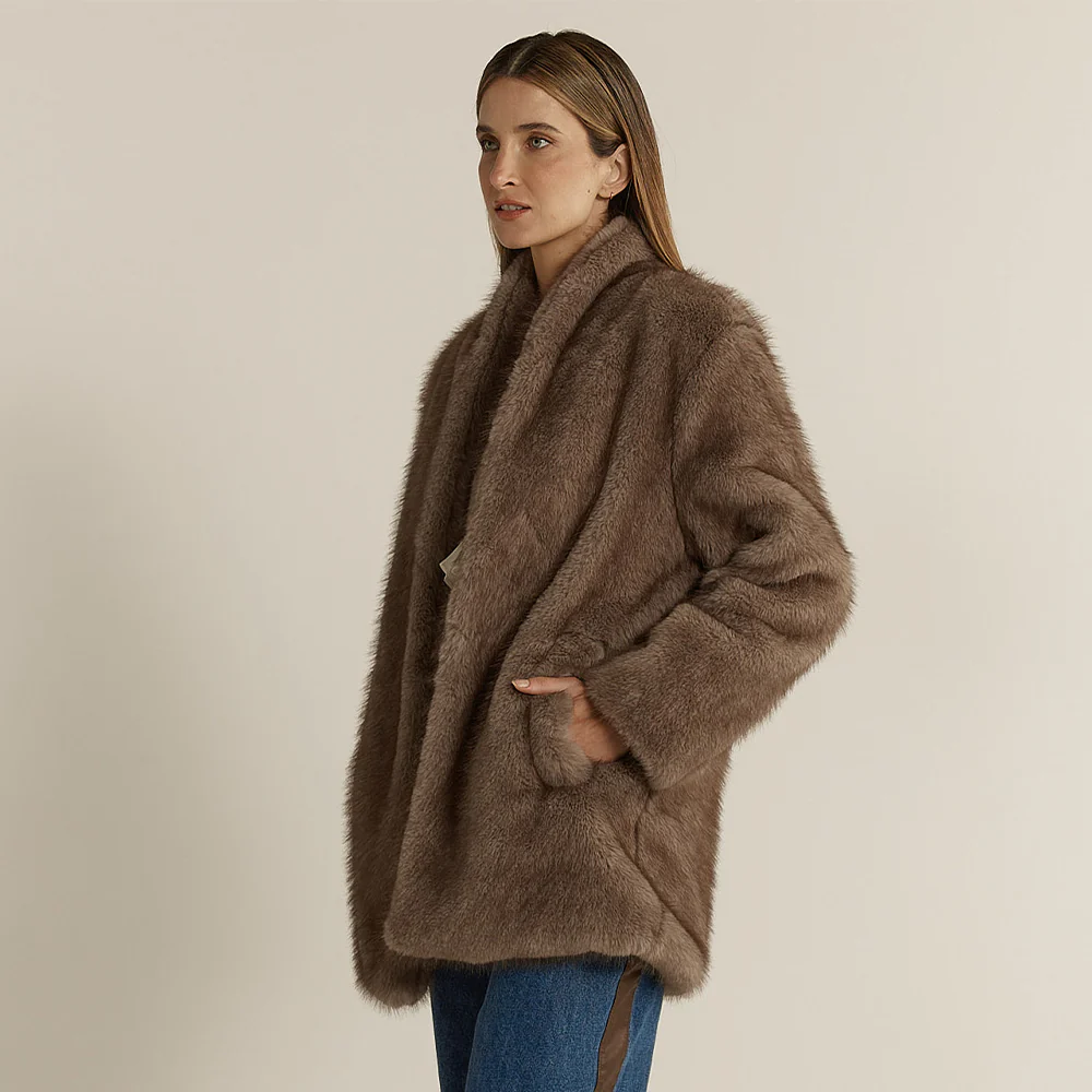 Beau Fur Coat - Mink - Image 3