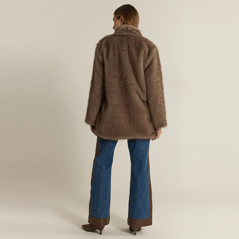 Beau Fur Coat - Mink - Image 4