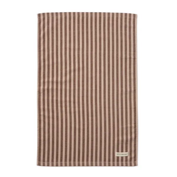 Between the Lines Tea Towel - Choc Malt - Image 4