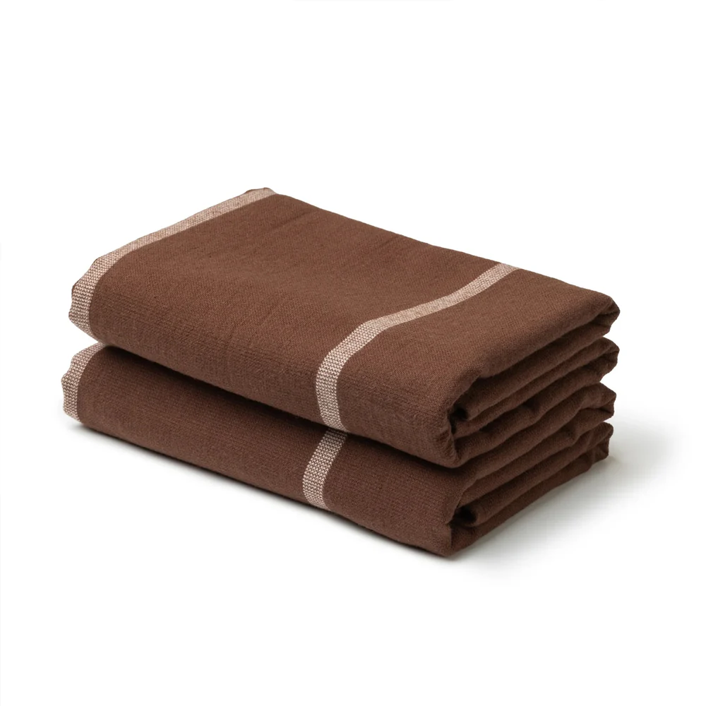 Between the Lines Tea Towel II - Mocha - Image 5