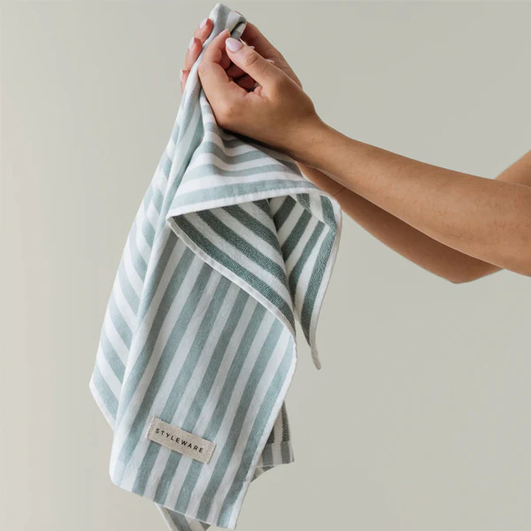 Between the Lines Tea Towel - Matcha - Image 3