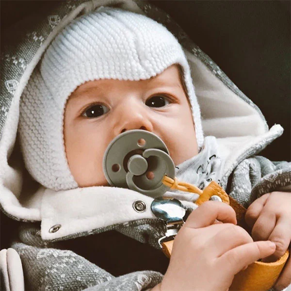 BIBS Colours Pacifiers 2Pack (Size 2) Sage - Image 2