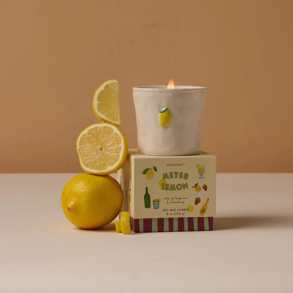 Bistro Ceramic Candle - Meyer Lemon - Image 3