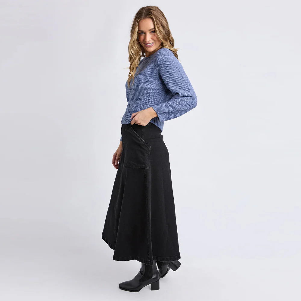 Blair Long Sleeve Knit - Country Blue - Image 4