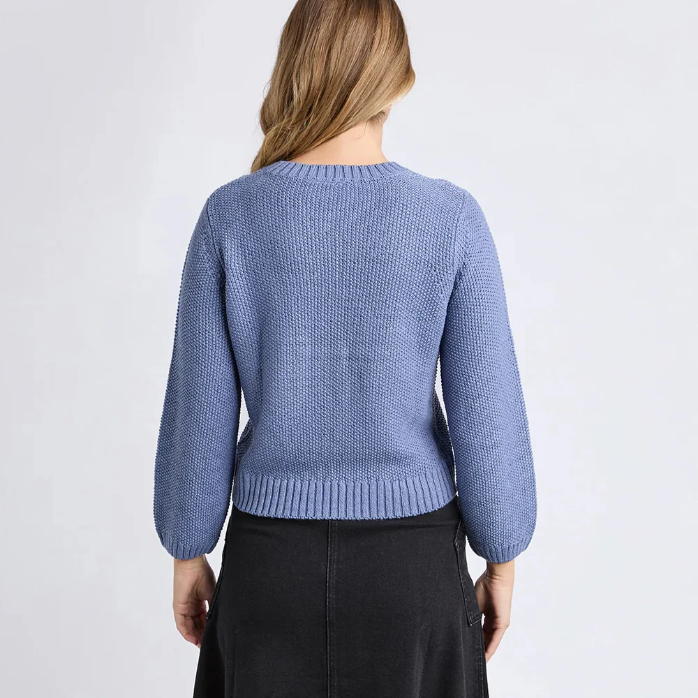 Blair Long Sleeve Knit - Country Blue - Image 6