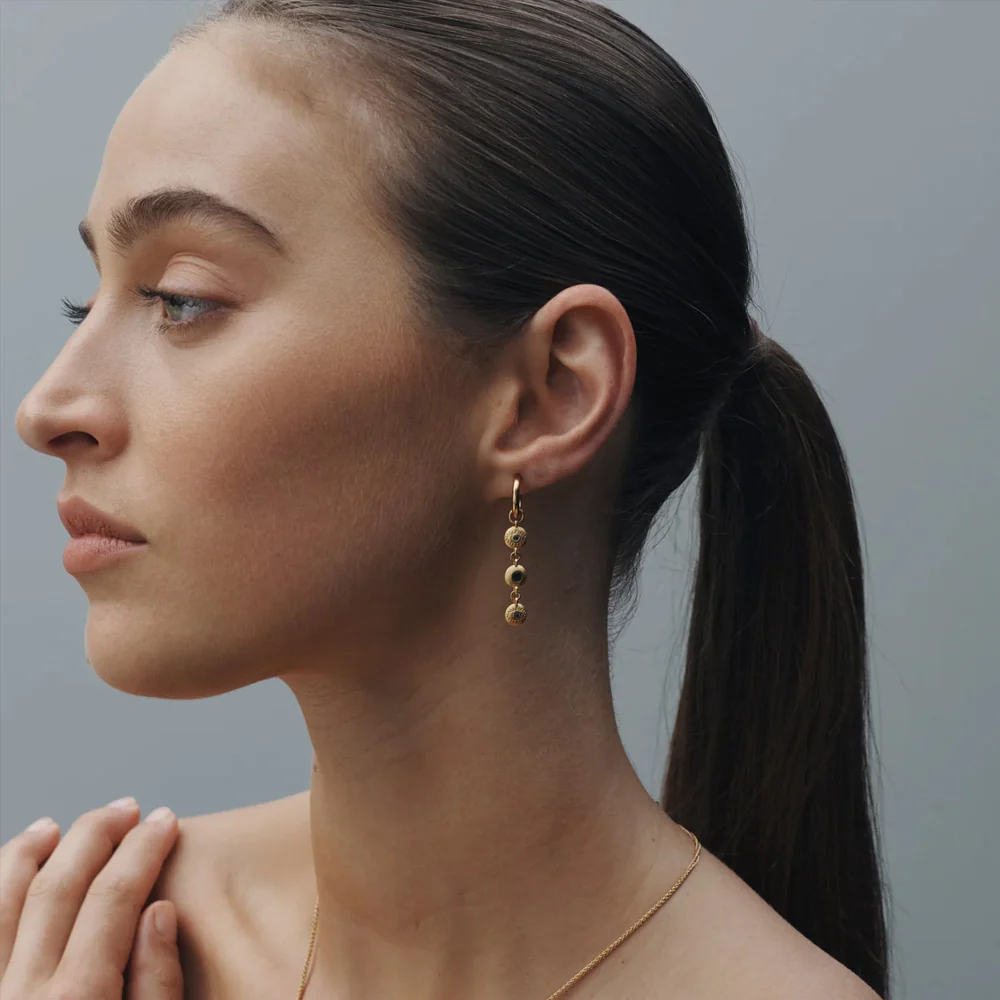 Blessing Earrings Gold - Image 2