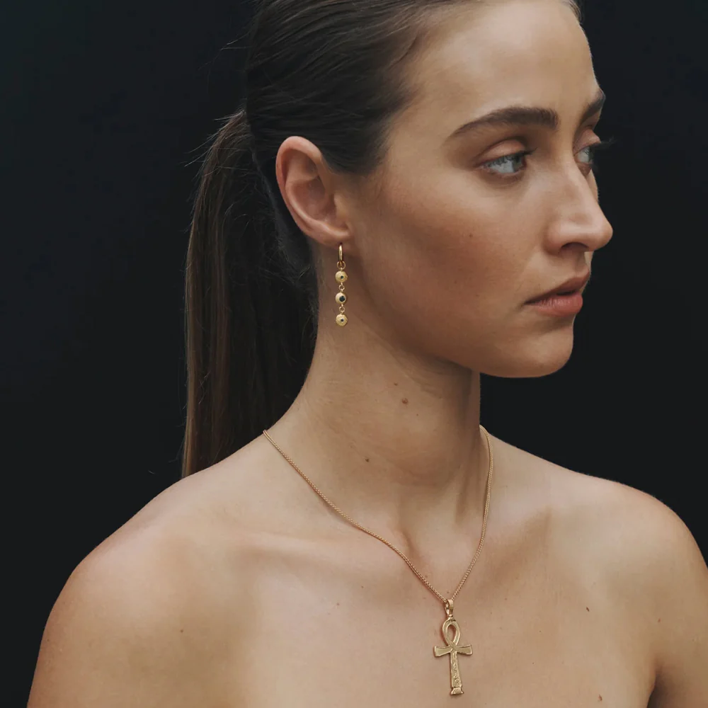 Blessing Earrings Gold - Image 3