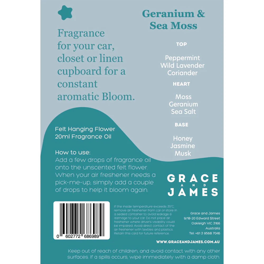 Bloom Air Freshener - Geranium + Sea Moss - Image 4