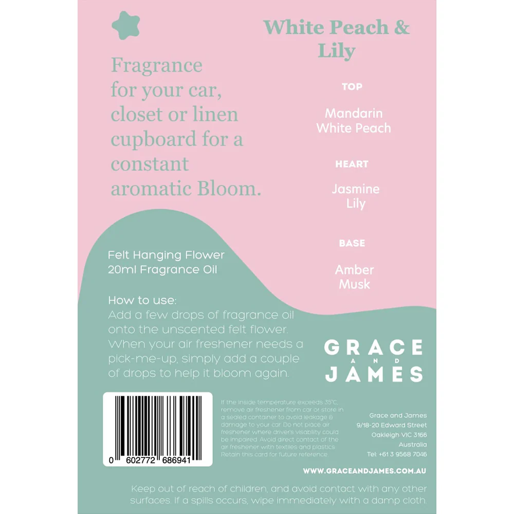 Bloom Air Freshener - White Peach + Lily - Image 3