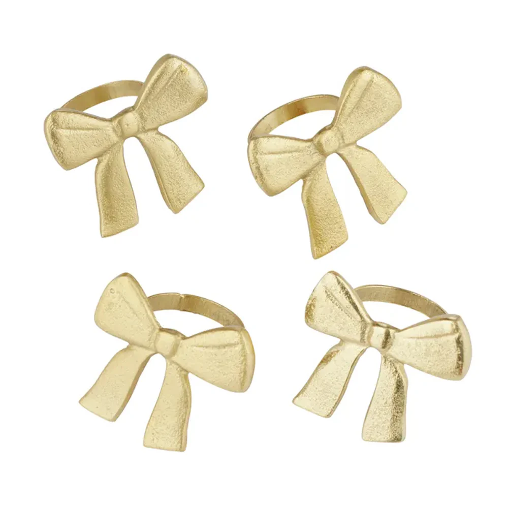 Bow Napkin Ring - Gold