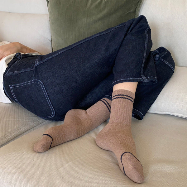 Boyfriend Socks - Cocoa - Image 2