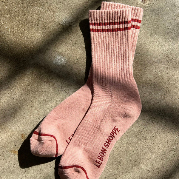 Boyfriend Socks - Vintage Pink - Image 2