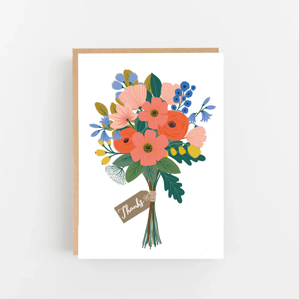 Thanks Bunch of Flowers Card