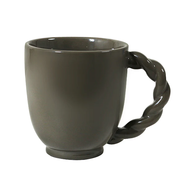 Cable Handled Mug - Jade