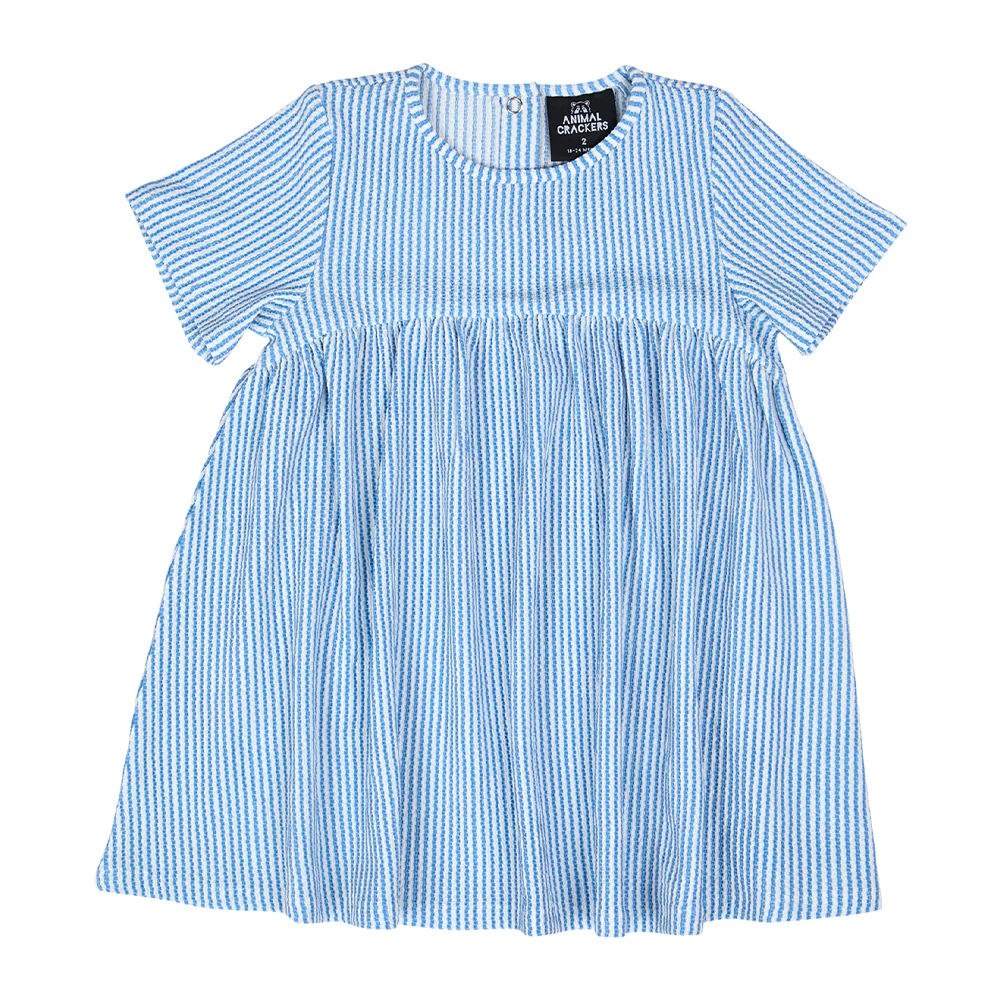 Candyshop Dress - Blue Stripe