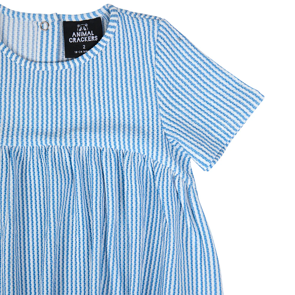 Candyshop Dress - Blue Stripe - Image 3