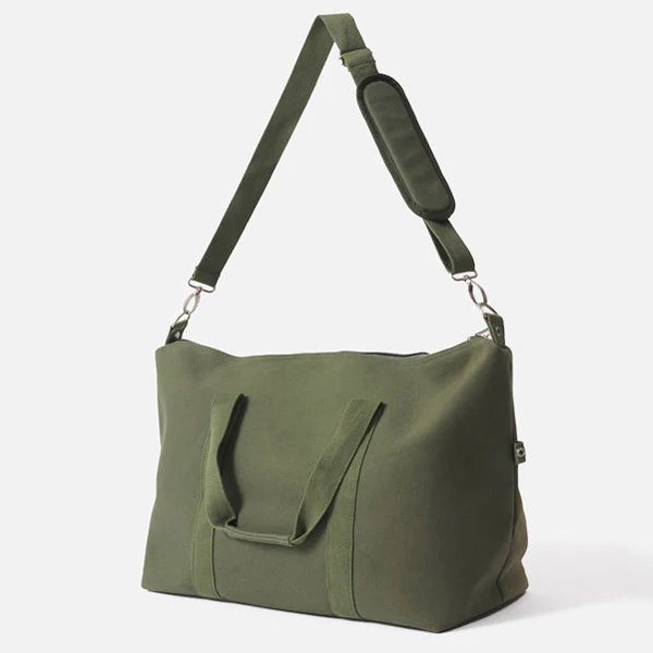 Canvas Weekender Bag - Olive - Image 2