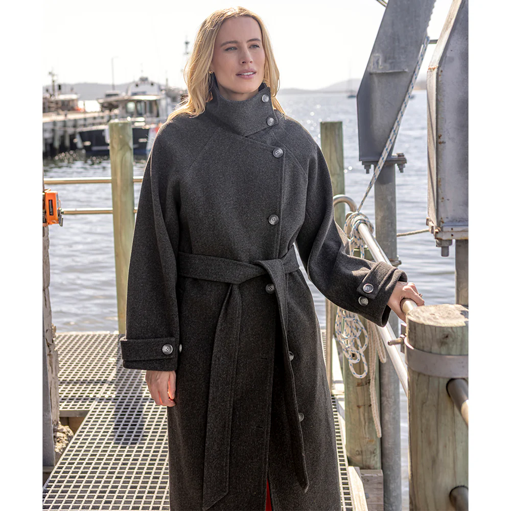 Caroline Coat - Grey Marle - Image 3