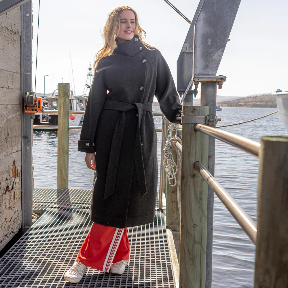 Caroline Coat - Grey Marle - Image 4