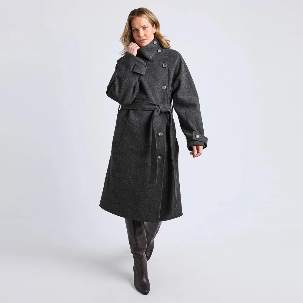 Caroline Coat - Grey Marle - Image 5