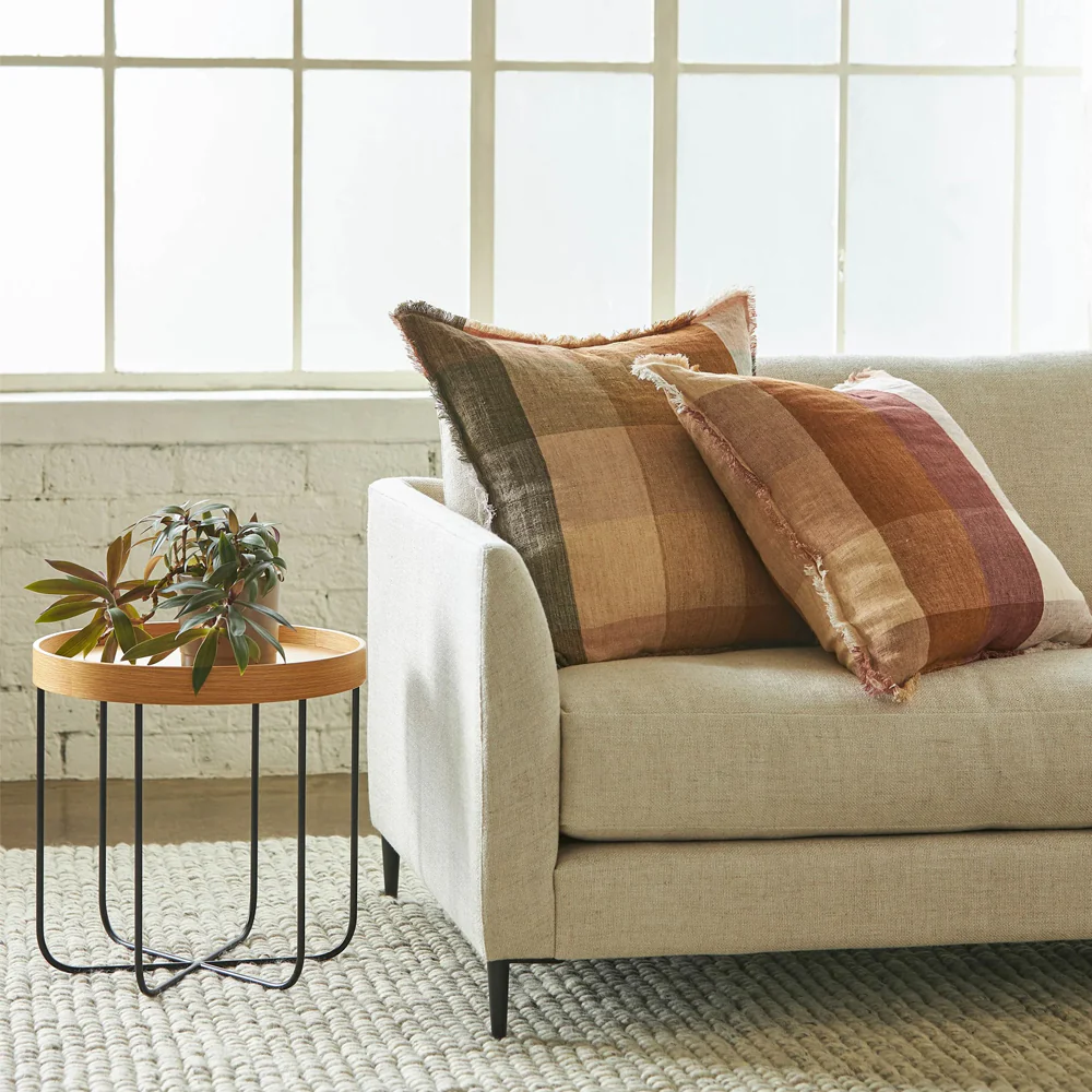 Casa Linen Cushion (Pickle/Multi) 55 x 55cm - Image 3
