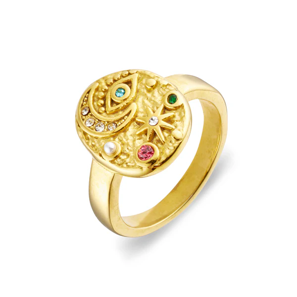 Celestial Multi Ring Gold