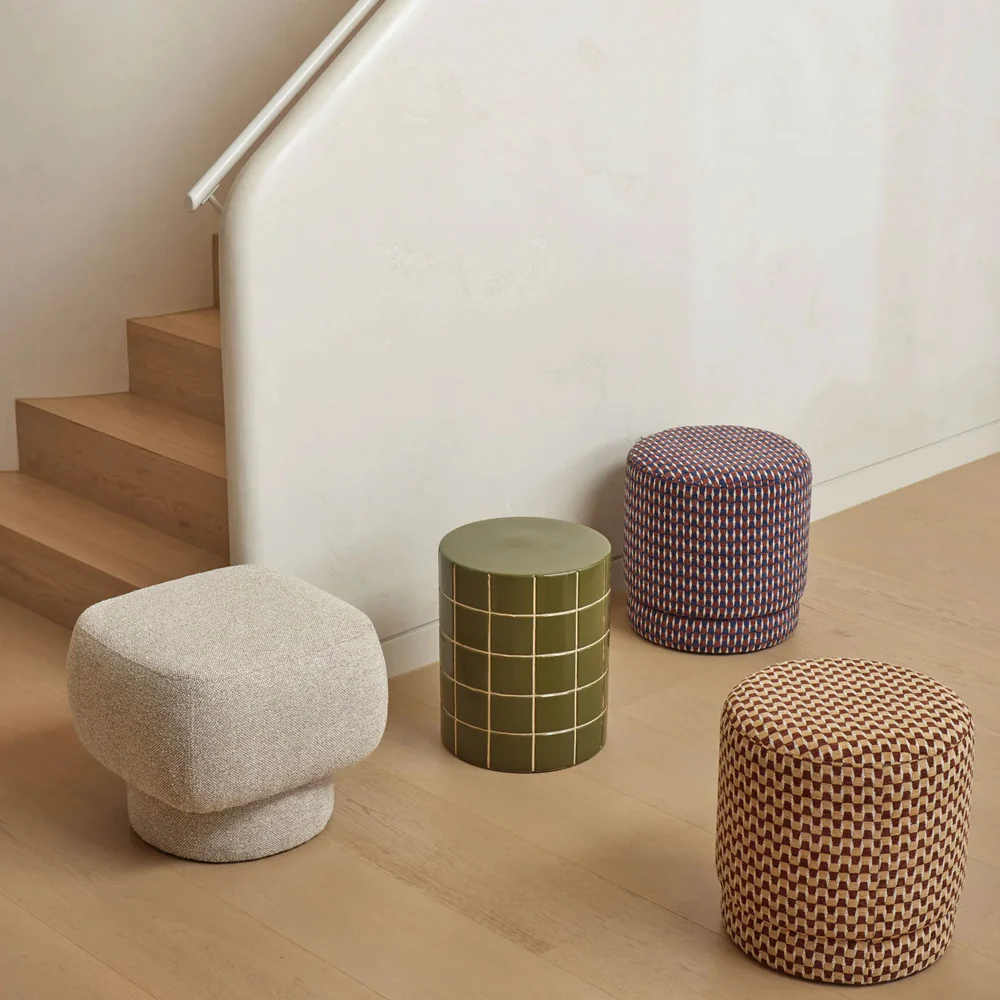 Clark Stool - Brown/Mustard - Image 2