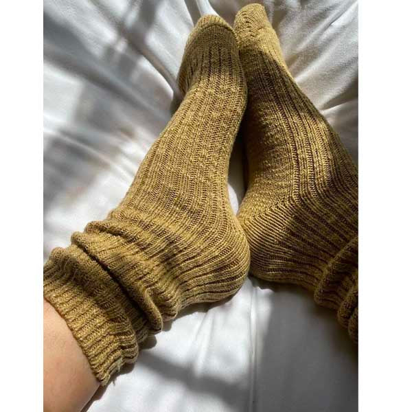 Cottage Socks - Tobacco - Image 2