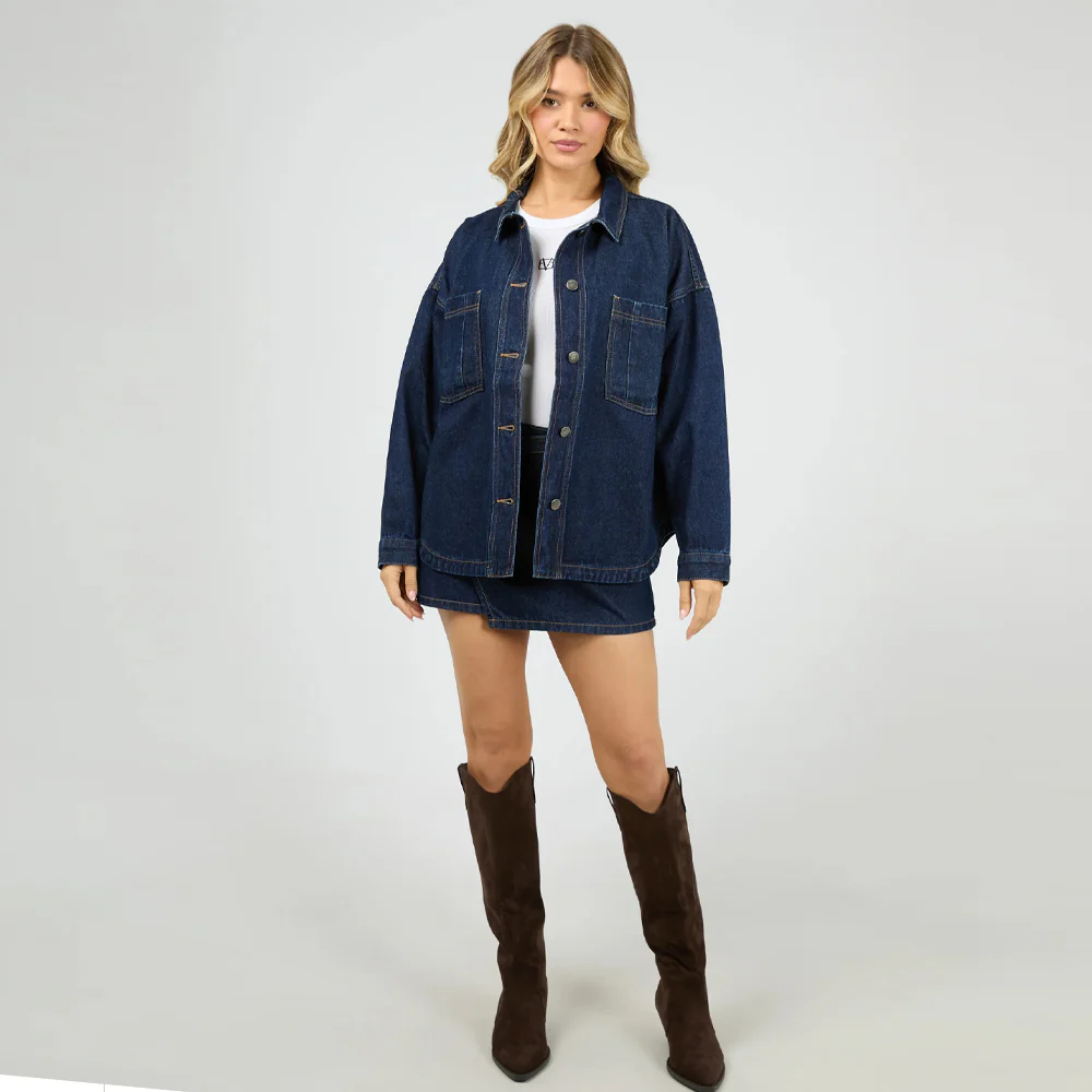 Dale Shacket - Indigo - Image 3