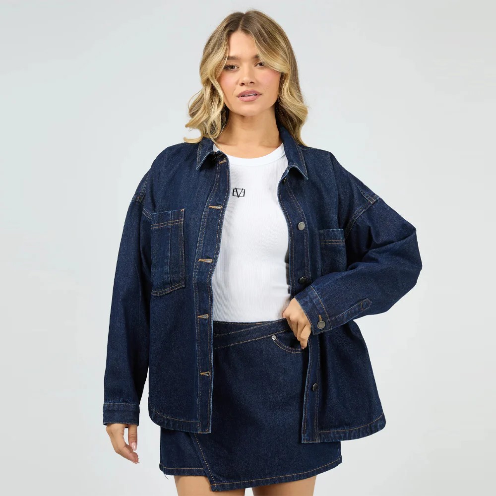 Dale Shacket - Indigo - Image 4