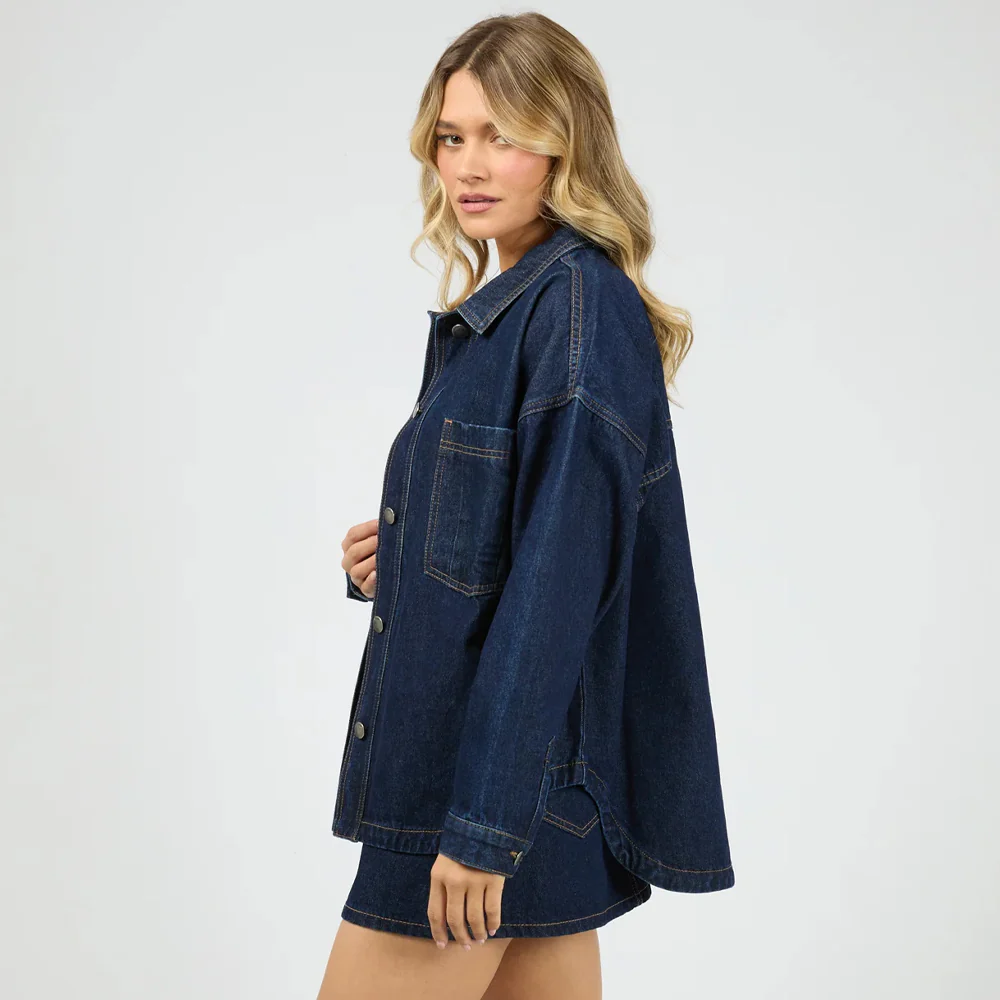 Dale Shacket - Indigo - Image 5