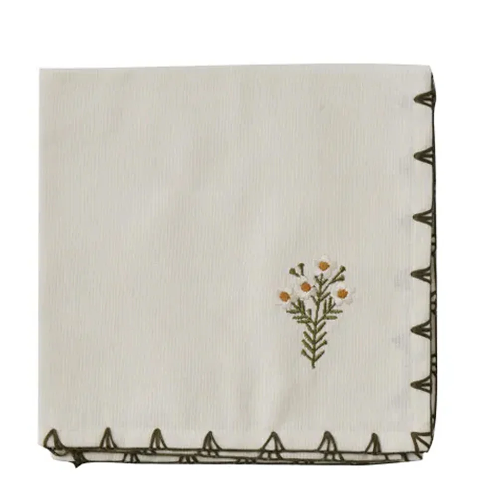 Daphne Set/4 Embroidered Napkins - Image 2