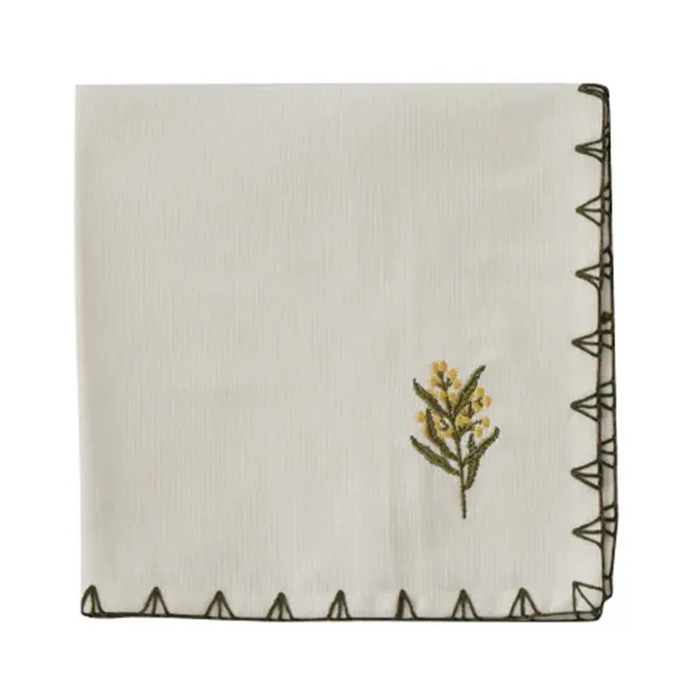 Daphne Set/4 Embroidered Napkins - Image 4