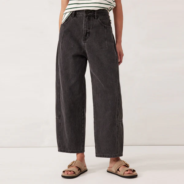 Demi Barrel Jean - Faded Black - Image 3