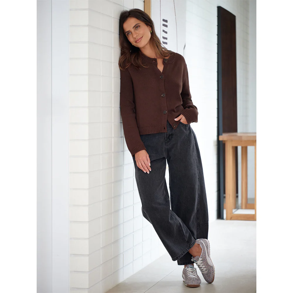 Demi Barrel Jean - Faded Black - Image 4