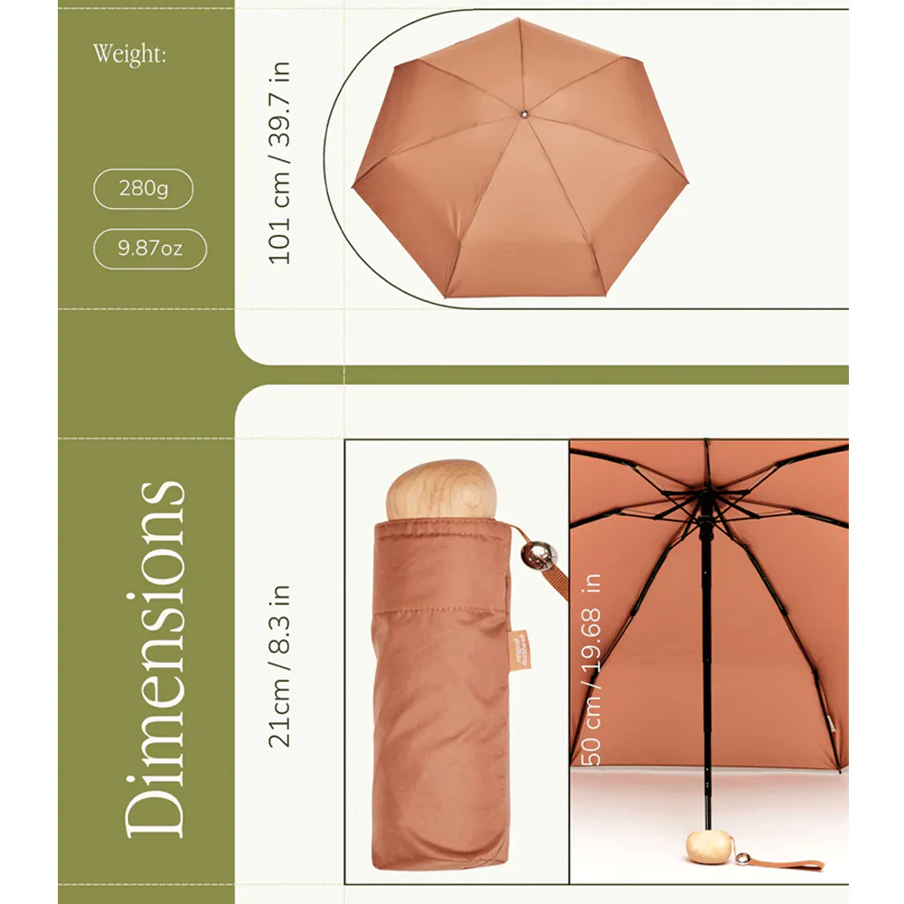 Duck Umbrella - Mocha Mousse - Image 7