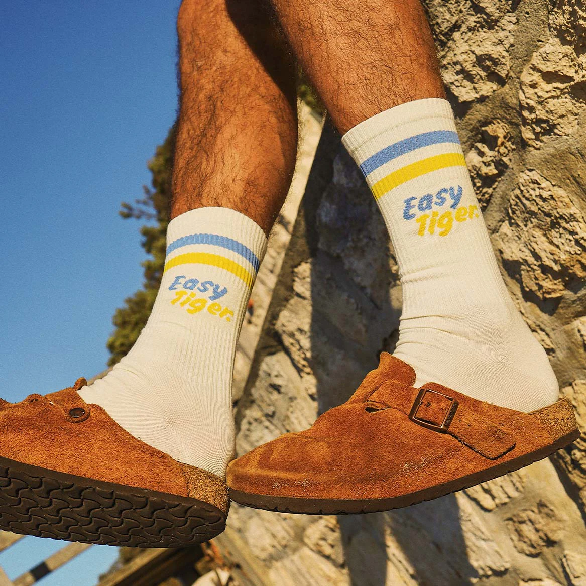 Easy Tiger Socks - Mustard - Image 2