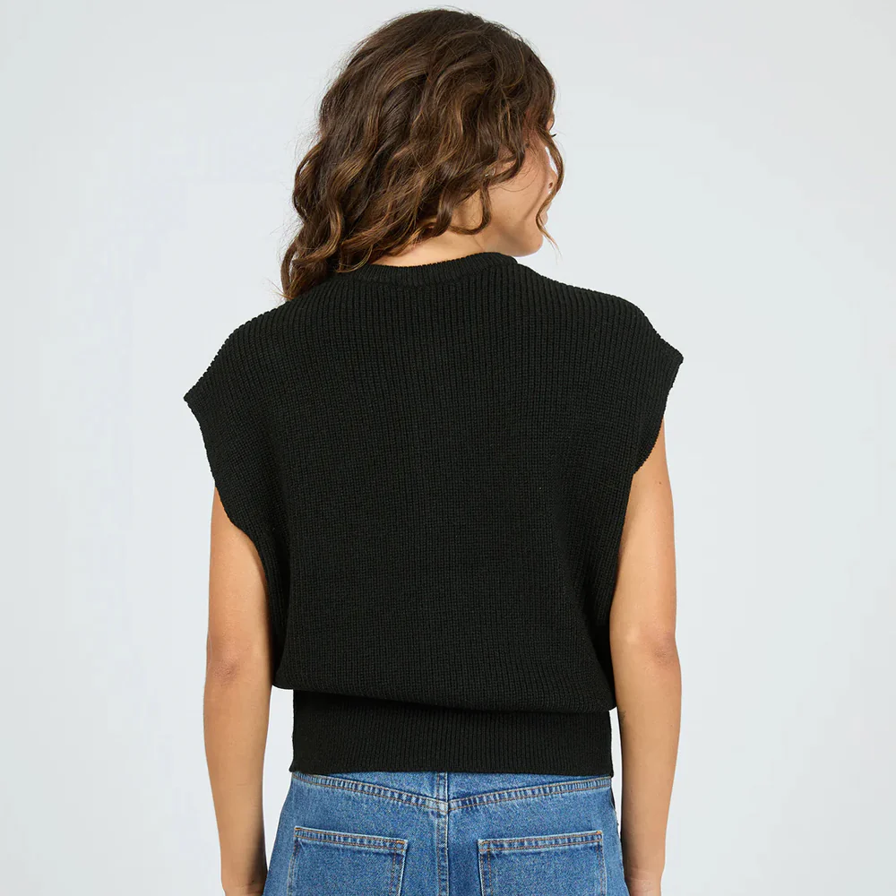 Elara Vest Top - Black - Image 4