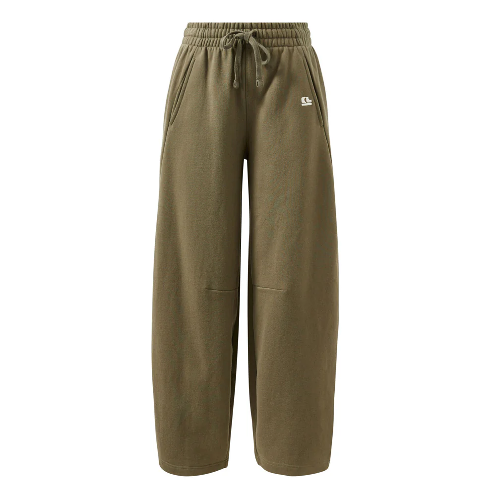 Elise Barrel Trackpant - Washed Olive - Image 5