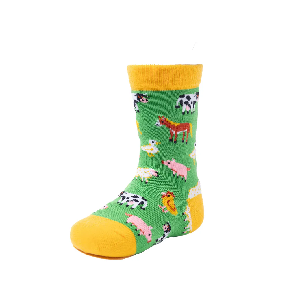 Farm Animal Kids Socks (2-4yrs)